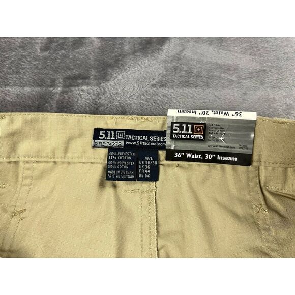 NEW 5.11 Men's TACLITE Pro Tactical Pants Style 74273 36x30 TDU Khaki NWT - Picture 11 of 14